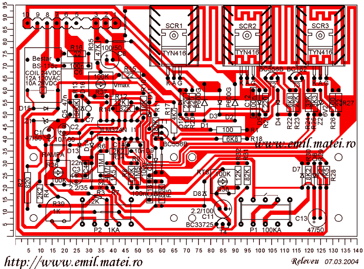 PCB Control wire-feeder MIG-MAG 