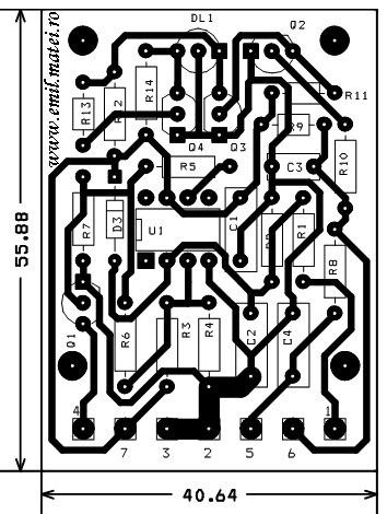 PCB Varianta circuit semnalizare