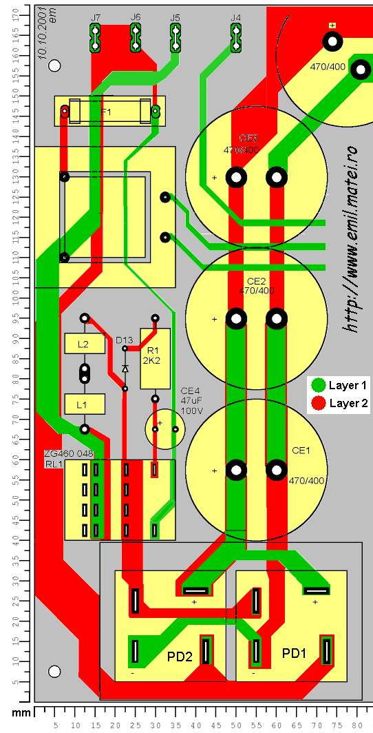 Soft Start Circuit PCB