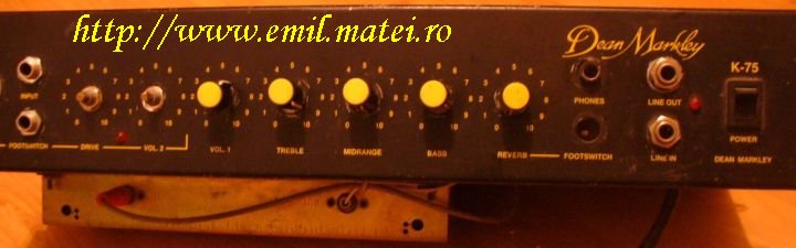 My amplifier Dean Markley K-75 My amplifier Dean Markley K-75
