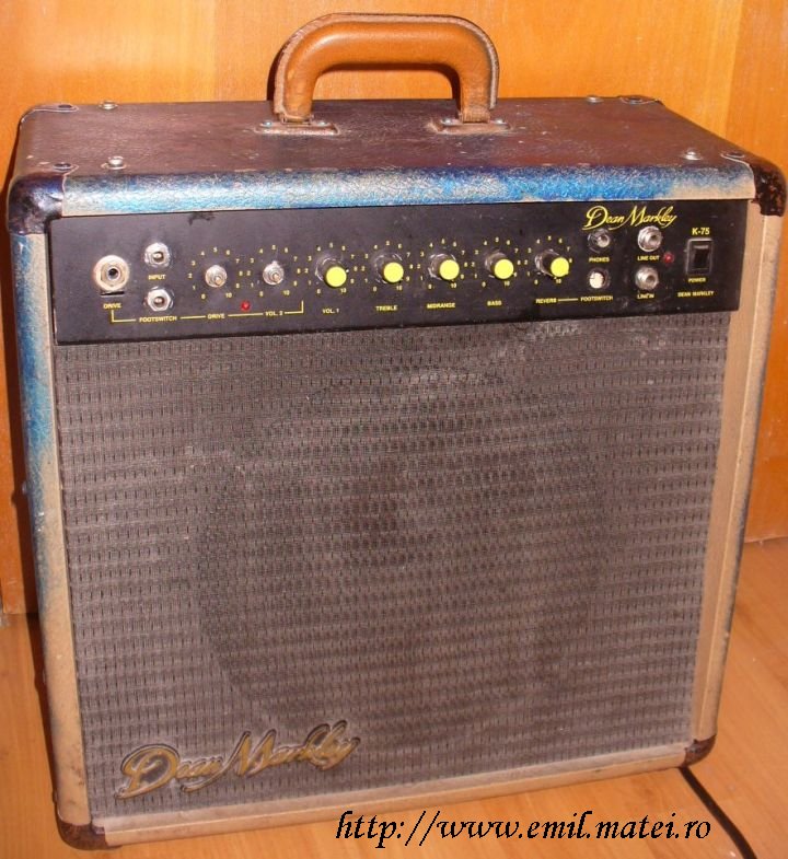 My amplifier Dean Markley K-75 My amplifier Dean Markley K-75