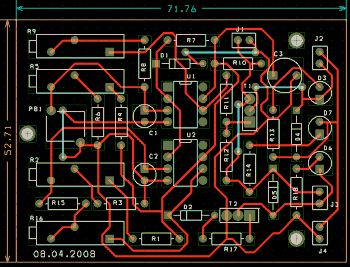 Click pentru marire PCB Protectie acumulator la incarcare si descarcare excesiva