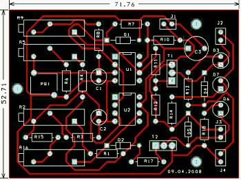 Click pentru marire PCB Protectie acumulator la incarcare si descarcare excesiva